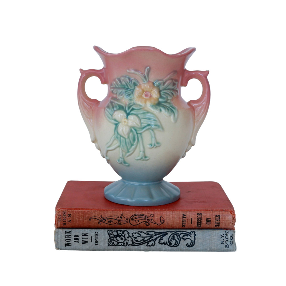 VTG 1940s Hull Art Wildflower Vase Pastel MCM Retro Cottage Granny Chic Shabby